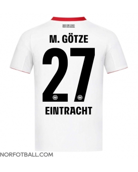 Billige Fotballdrakt Eintracht Frankfurt Mario Gotze #27 Replika Bortedrakt 2025-26 Kortermet